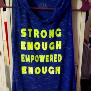 EVCR SLEEVE LESS TANK WITH  HOOD